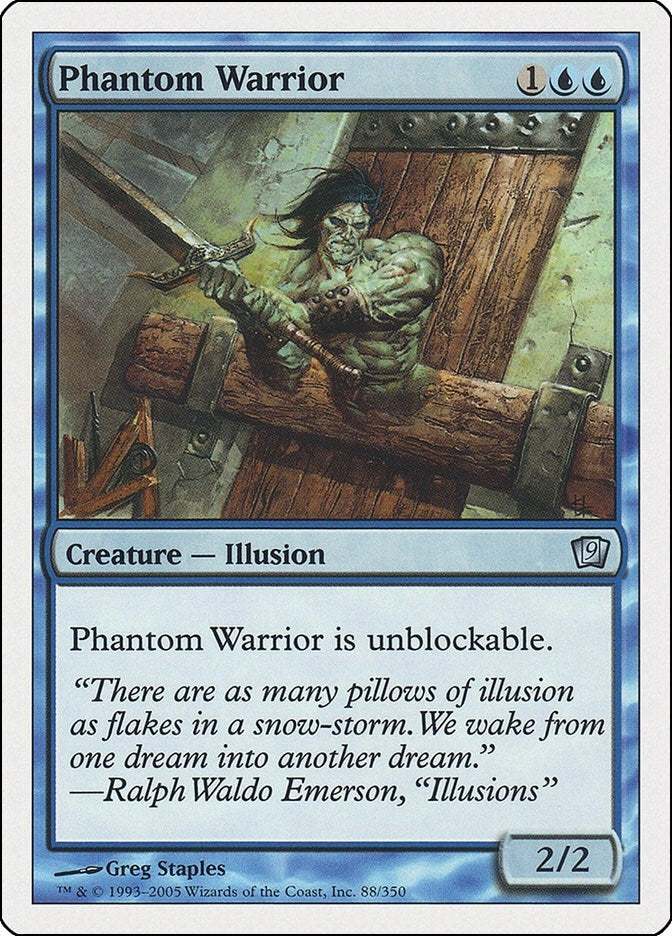 Image for Phantom Warrior (9th Edition) (88) - Magic: The Gathering