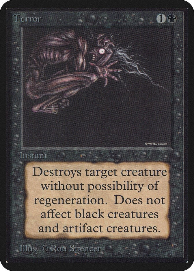Image for Terror (Alpha Edition) - Magic: The Gathering