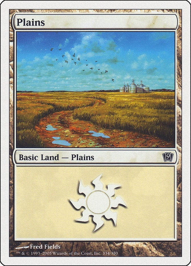 Image for Plains (334) (9th Edition) (334) - Magic: The Gathering
