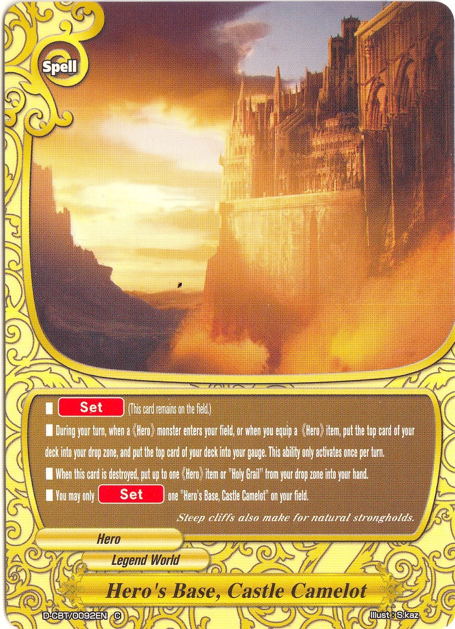 Image for Hero's Base, Castle Camelot (Dragon Fighters) (D-CBT/0092EN) - Future Card BuddyFight