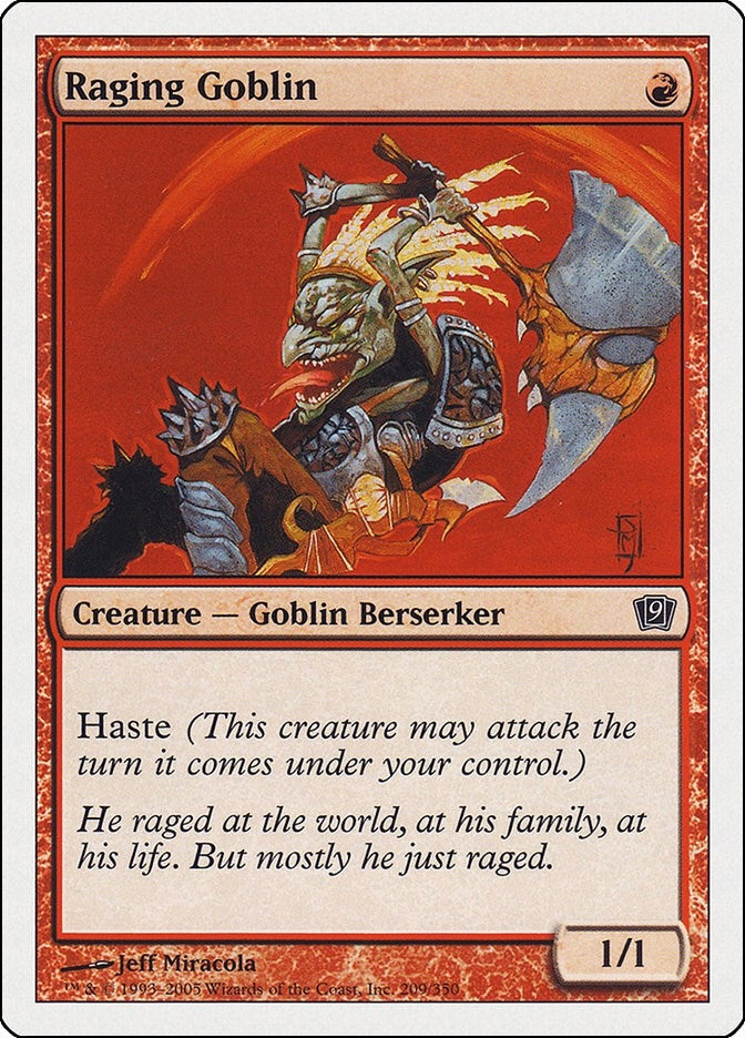 Image for Raging Goblin (9th Edition) - Magic: The Gathering