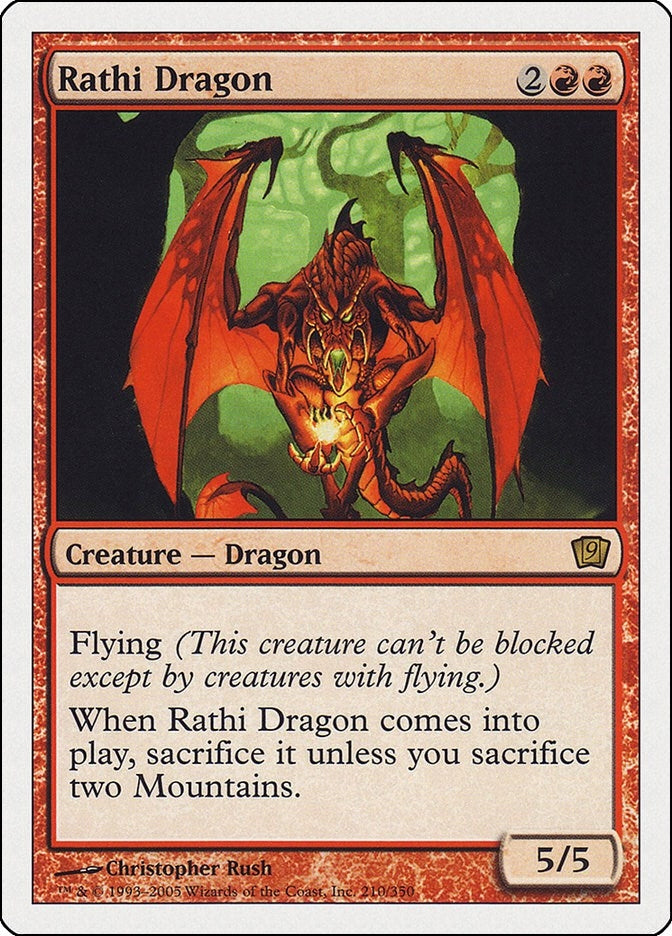 Image for Rathi Dragon (9th Edition) - Magic: The Gathering