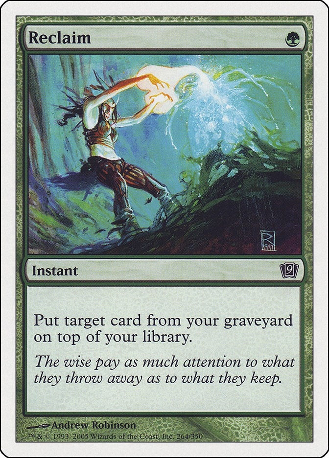 Image for Reclaim (9th Edition) (264) - Magic: The Gathering