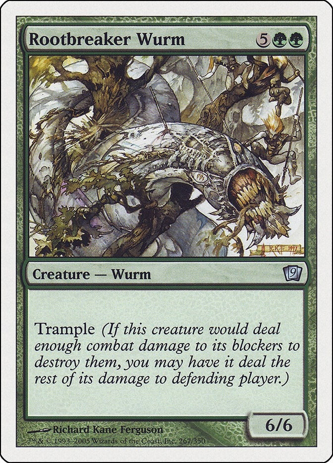 Image for Rootbreaker Wurm (9th Edition) (267) - Magic: The Gathering
