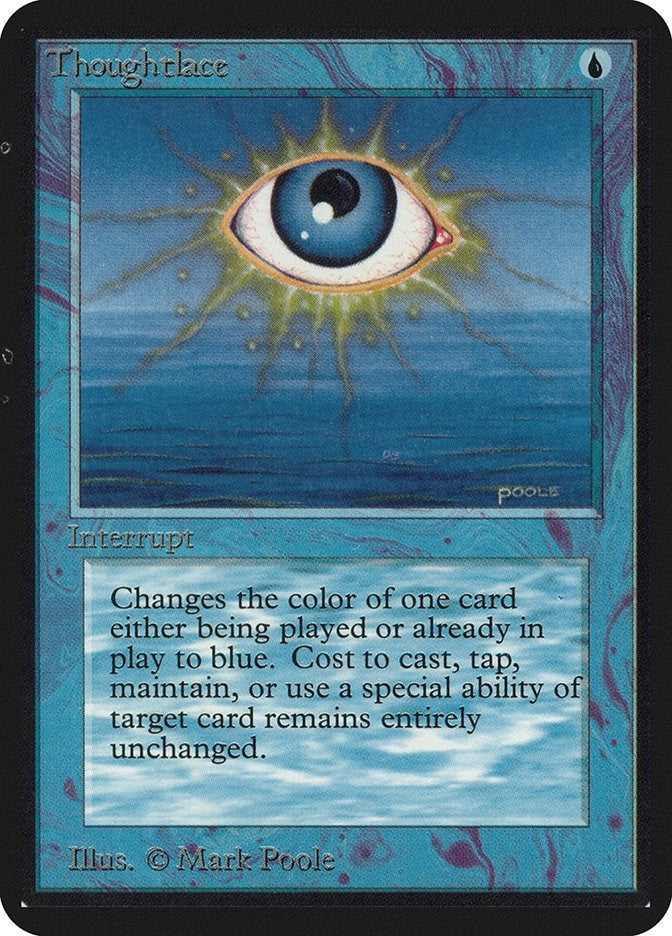 Image for Thoughtlace (Alpha Edition) - Magic: The Gathering