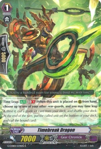 Image for Timebreak Dragon (G-CHB01: TRY3 NEXT) (G-CHB01/034EN) - Cardfight Vanguard