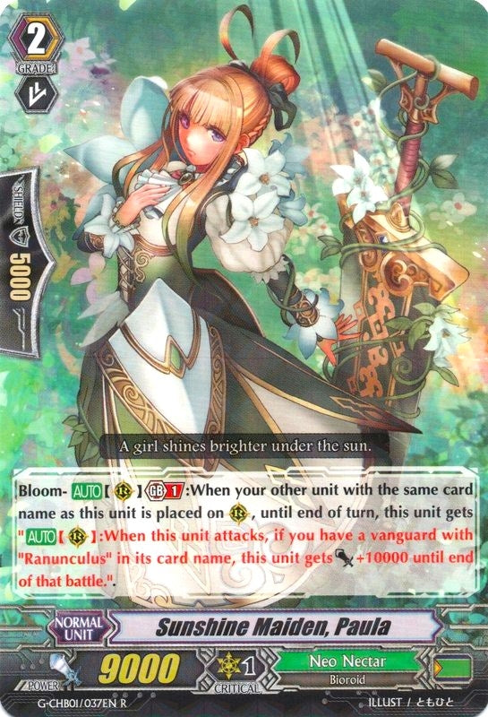 Image for Sunshine Maiden, Paula (G-CHB01: TRY3 NEXT) (G-CHB01/037EN) - Cardfight Vanguard