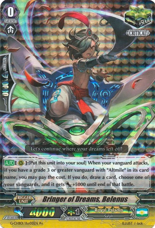 Image for Bringer of Dreams, Belenus (G-CHB01: TRY3 NEXT) (G-CHB01/Re:03EN) - Cardfight Vanguard