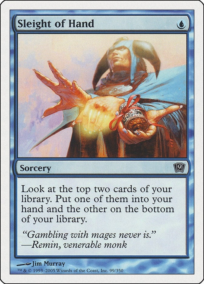 Image for Sleight of Hand (9th Edition) (99) - Magic: The Gathering