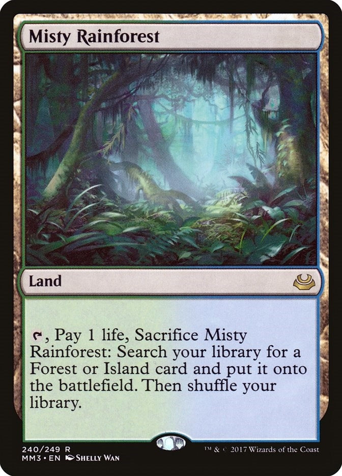 Image for Misty Rainforest (Modern Masters 2017) (240) - Magic: The Gathering