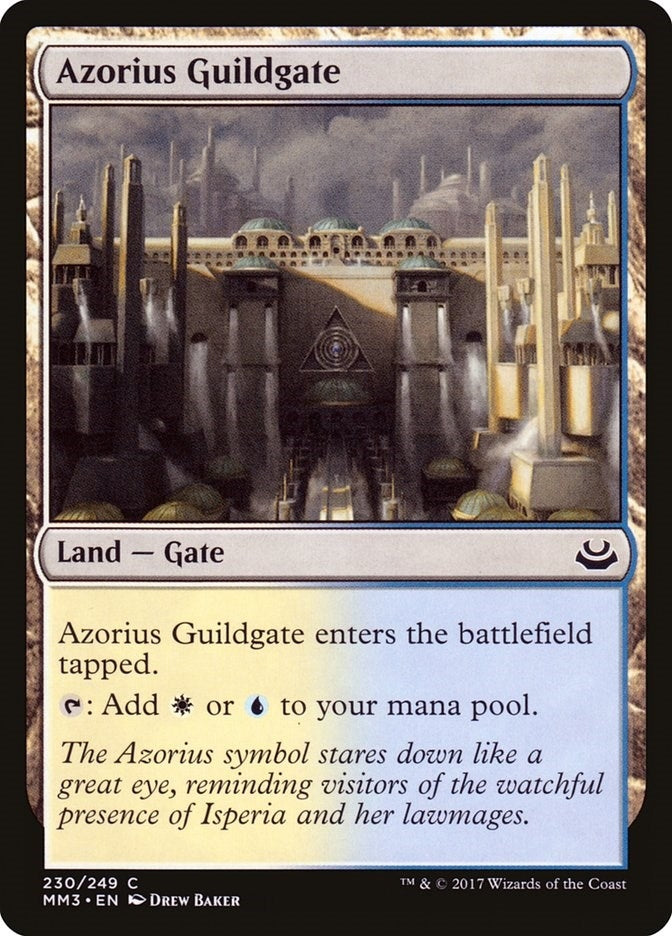 Image for Azorius Guildgate (Modern Masters 2017) (230) - Magic: The Gathering