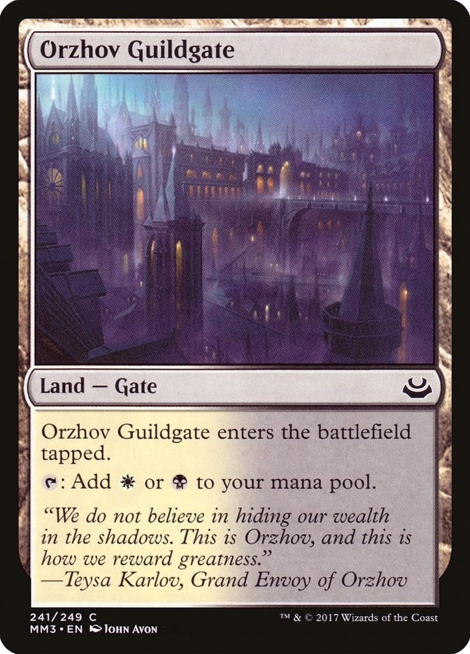 Image for Orzhov Guildgate (Modern Masters 2017) (241) - Magic: The Gathering
