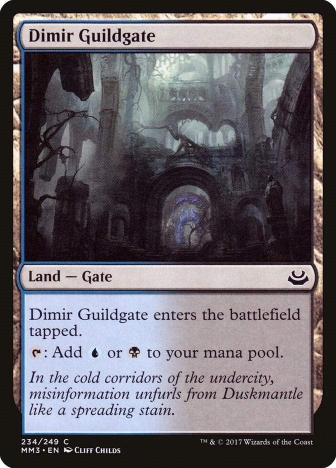 Image for Dimir Guildgate (Modern Masters 2017) (234) - Magic: The Gathering