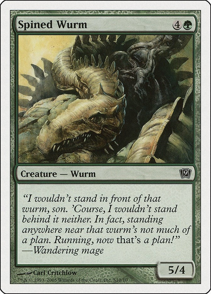 Image for Spined Wurm (9th Edition) - Magic: The Gathering