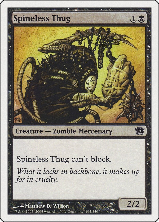 Image for Spineless Thug (9th Edition) (165) - Magic: The Gathering