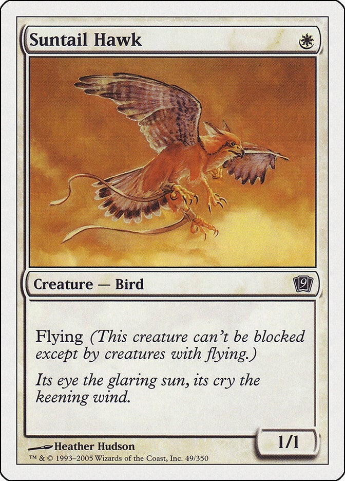 Image for Suntail Hawk (9th Edition) (49) - Magic: The Gathering