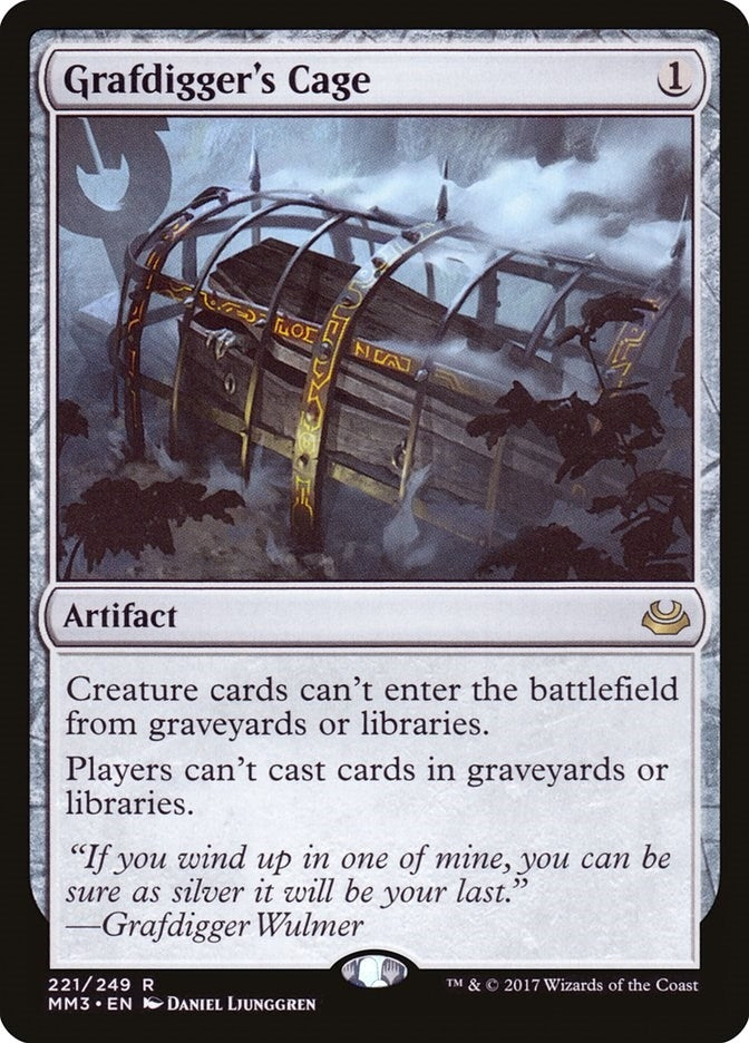 Image for Grafdigger's Cage (Modern Masters 2017) (221) - Magic: The Gathering