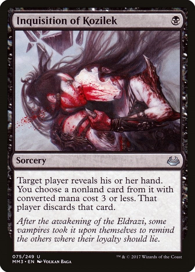 Image for Inquisition of Kozilek (Modern Masters 2017) (75) - Magic: The Gathering