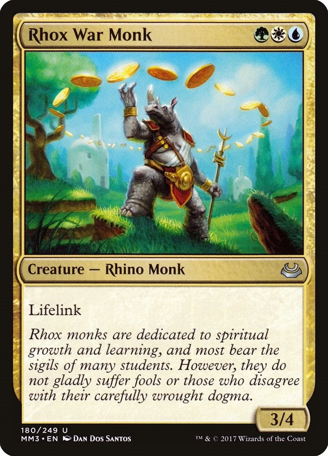 Image for Rhox War Monk (Modern Masters 2017) (180) - Magic: The Gathering