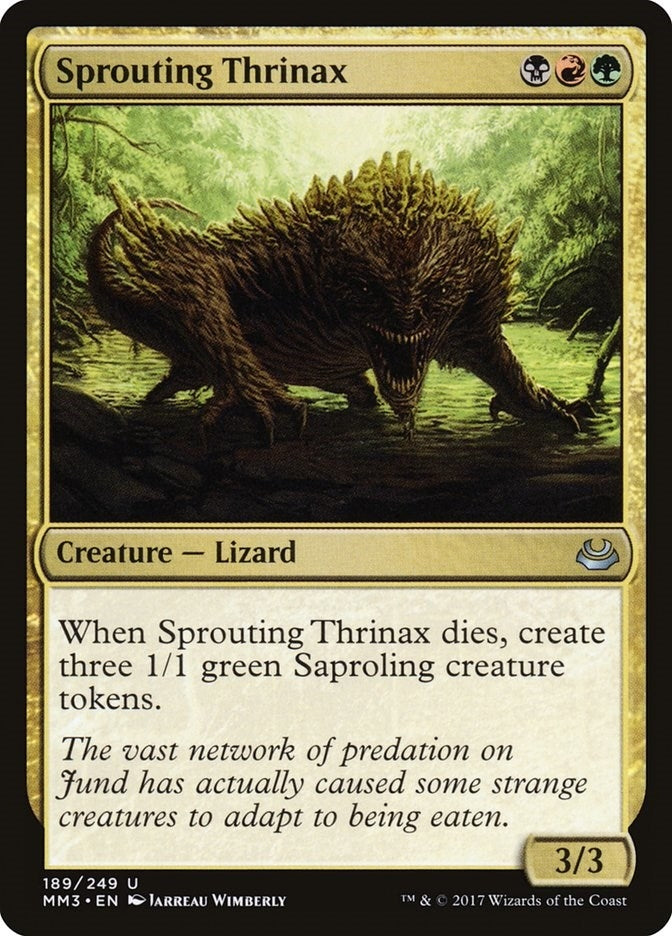 Image for Sprouting Thrinax (Modern Masters 2017) (189) - Magic: The Gathering