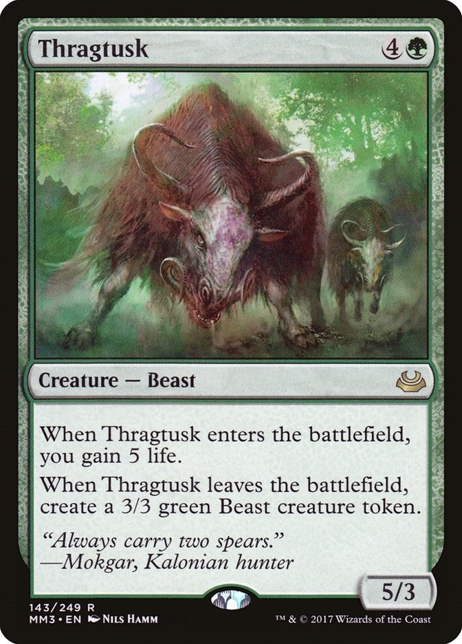 Image for Thragtusk (Modern Masters 2017) (143) - Magic: The Gathering