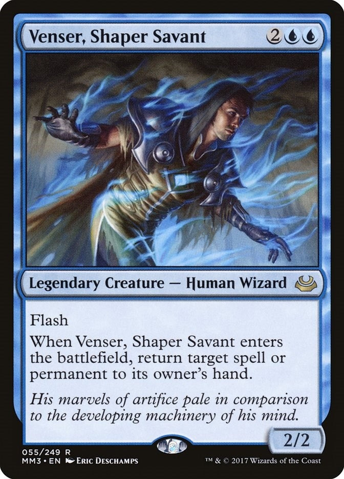 Image for Venser, Shaper Savant (Modern Masters 2017) (55) - Magic: The Gathering