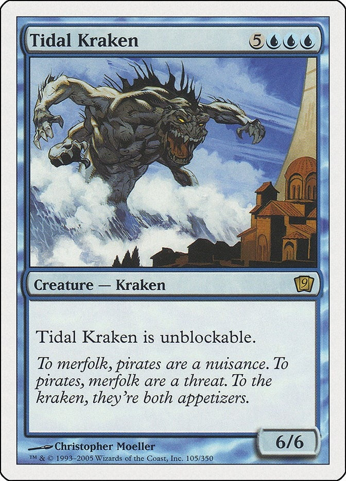 Image for Tidal Kraken (9th Edition) (105) - Magic: The Gathering