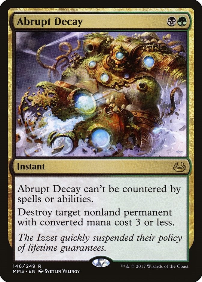 Image for Abrupt Decay (Modern Masters 2017) (146) - Magic: The Gathering