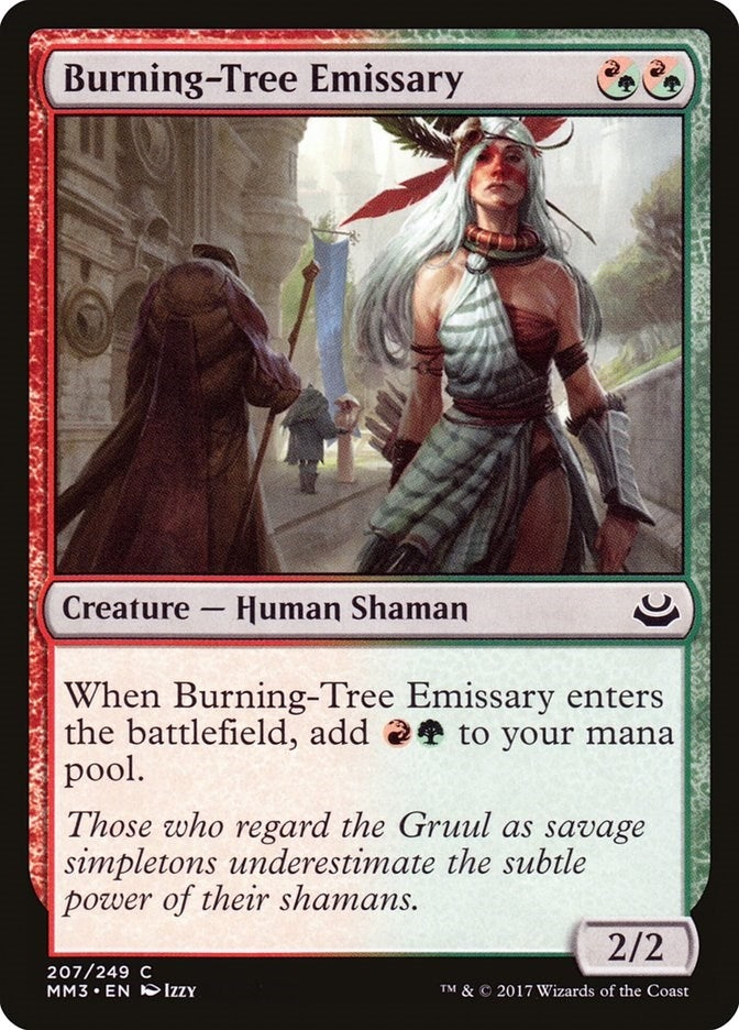 Image for Burning-Tree Emissary (Modern Masters 2017) (207) - Magic: The Gathering