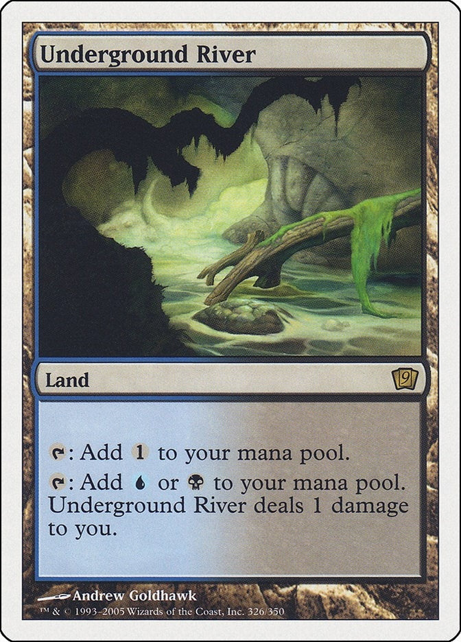 Image for Underground River (9th Edition) (326) - Magic: The Gathering