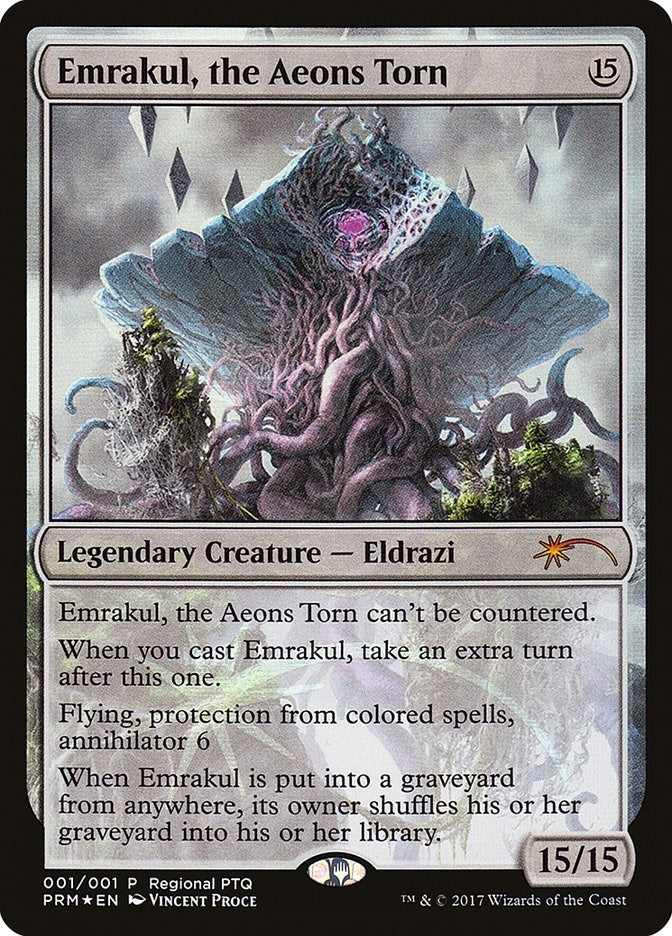 Image for Emrakul, the Aeons Torn (Pro Tour Promos) (1) - Magic: The Gathering