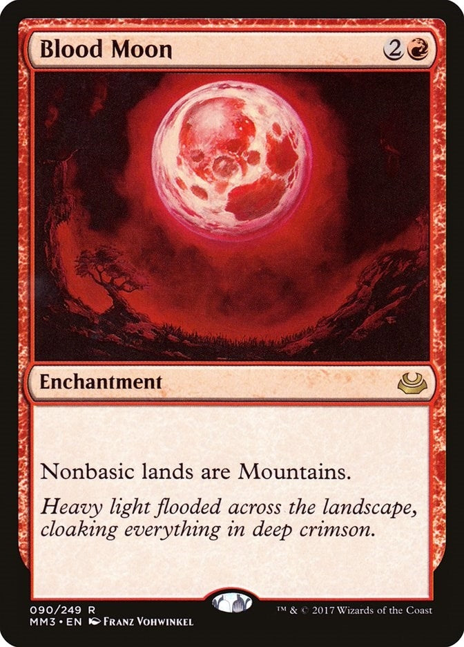 Image for Blood Moon (Modern Masters 2017) (90) - Magic: The Gathering