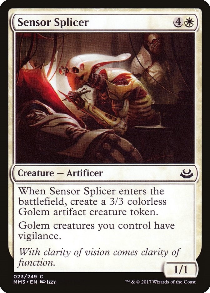Image for Sensor Splicer (Modern Masters 2017) (23) - Magic: The Gathering