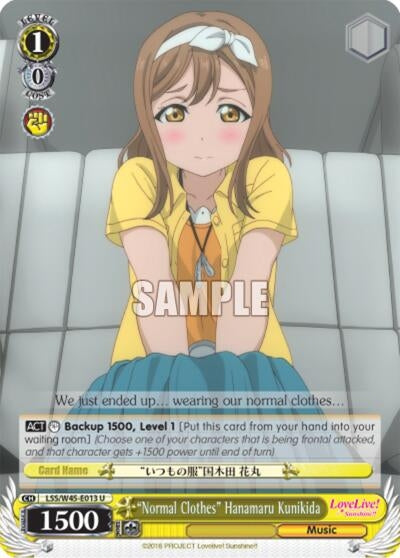 Image for "Normal Clothes" Hanamaru Kunikida (Love Live! Sunshine!!) (LSS/W45-E013) - Weiss Schwarz