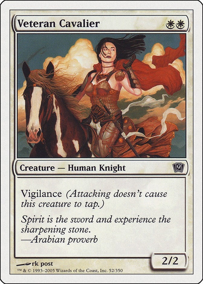 Image for Veteran Cavalier (9th Edition) (52) - Magic: The Gathering