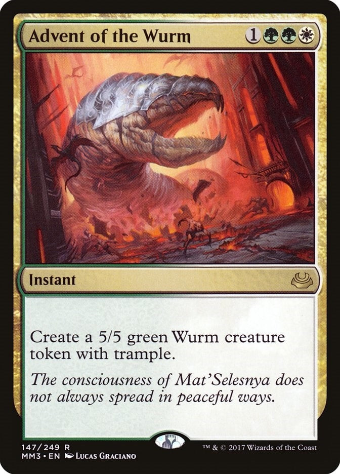 Image for Advent of the Wurm (Modern Masters 2017) (147) - Magic: The Gathering
