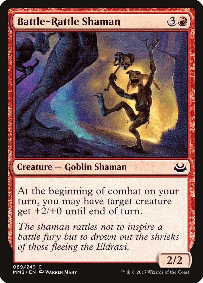 Image for Battle-Rattle Shaman (Modern Masters 2017) (89) - Magic: The Gathering