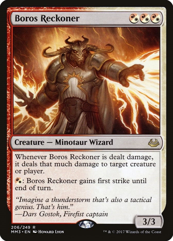 Image for Boros Reckoner (Modern Masters 2017) (206) - Magic: The Gathering