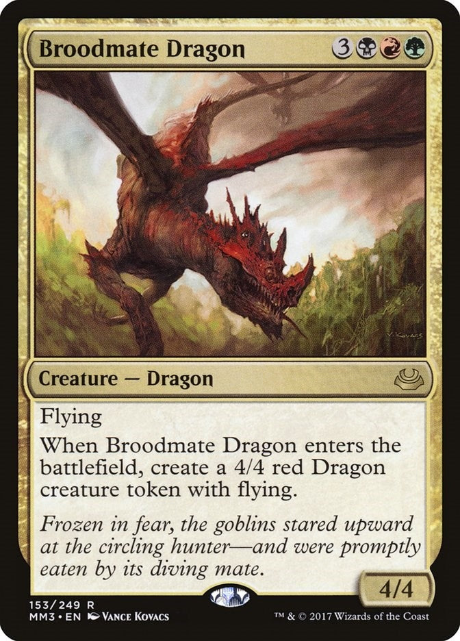Image for Broodmate Dragon (Modern Masters 2017) (153) - Magic: The Gathering