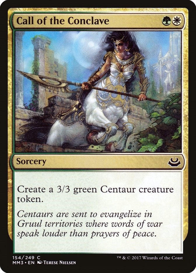 Image for Call of the Conclave (Modern Masters 2017) (154) - Magic: The Gathering