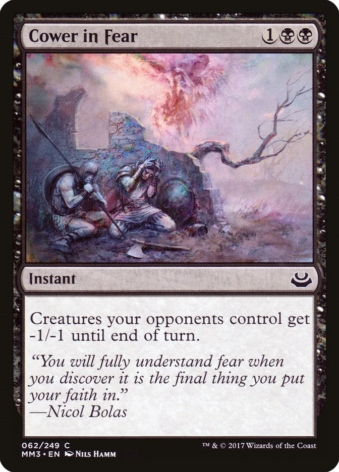 Image for Cower in Fear (Modern Masters 2017) (62) - Magic: The Gathering