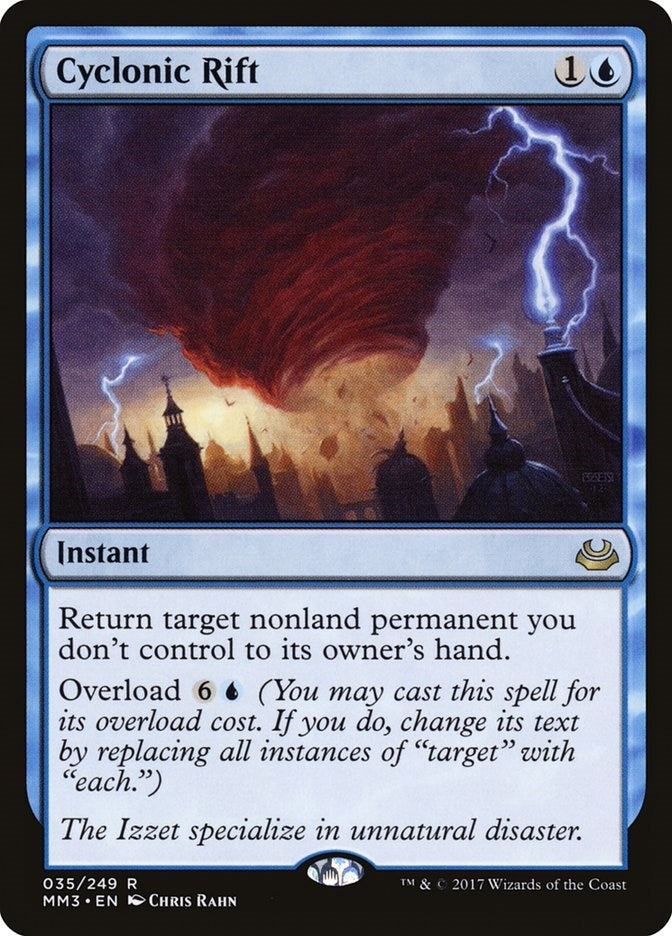 Image for Cyclonic Rift (Modern Masters 2017) (35) - Magic: The Gathering