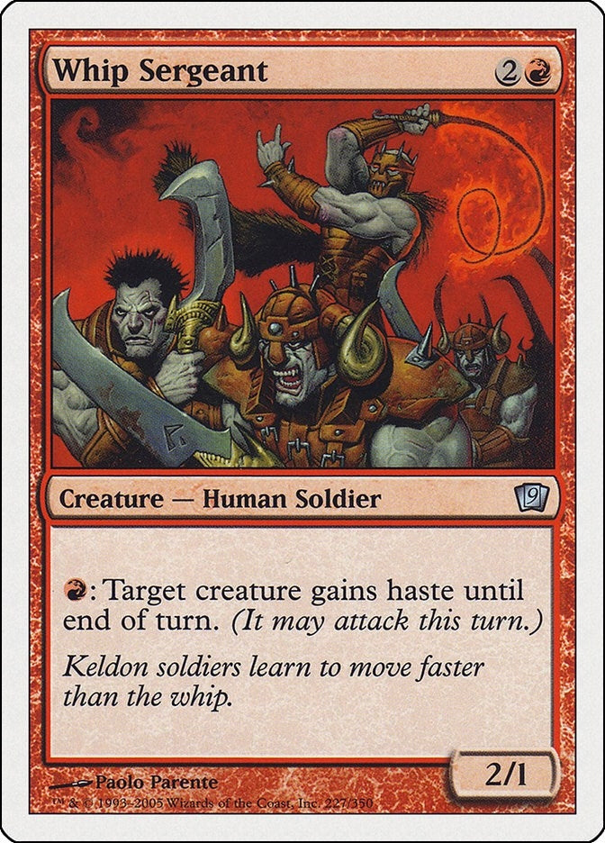 Image for Whip Sergeant (9th Edition) (227) - Magic: The Gathering