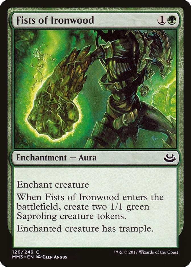 Image for Fists of Ironwood (Modern Masters 2017) (126) - Magic: The Gathering
