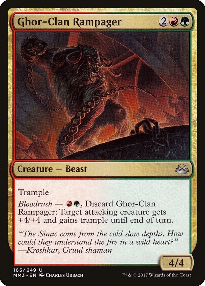 Image for Ghor-Clan Rampager (Modern Masters 2017) (165) - Magic: The Gathering
