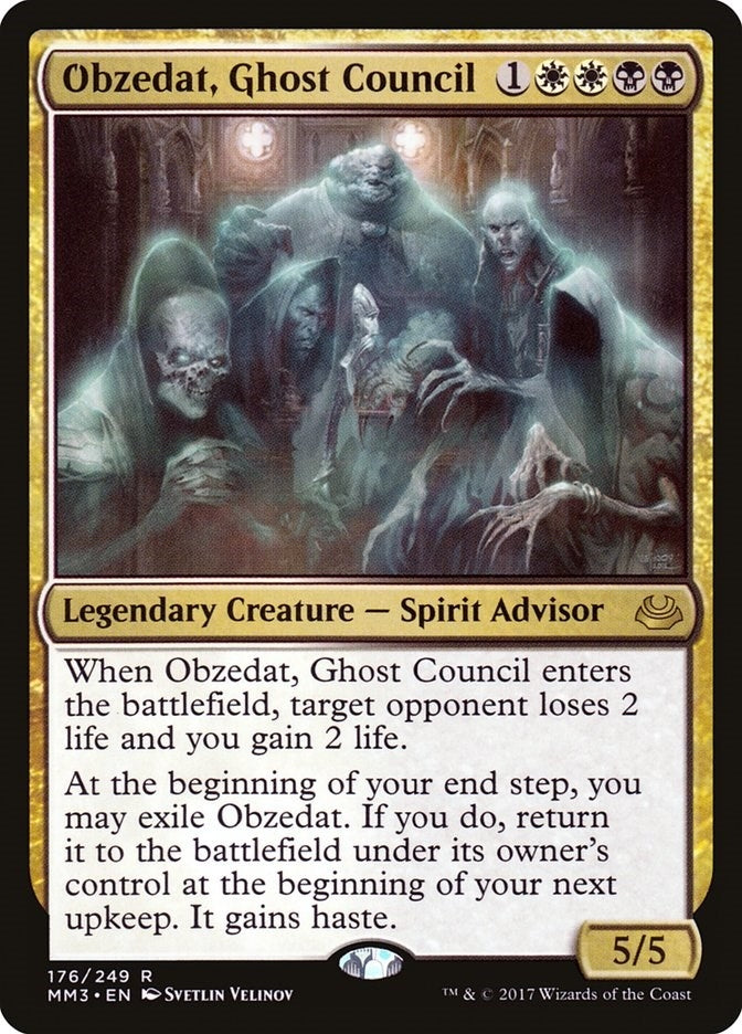 Image for Obzedat, Ghost Council (Modern Masters 2017) (176) - Magic: The Gathering