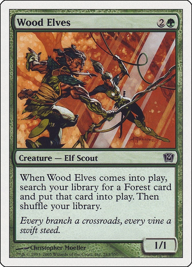 Image for Wood Elves (9th Edition) (283) - Magic: The Gathering
