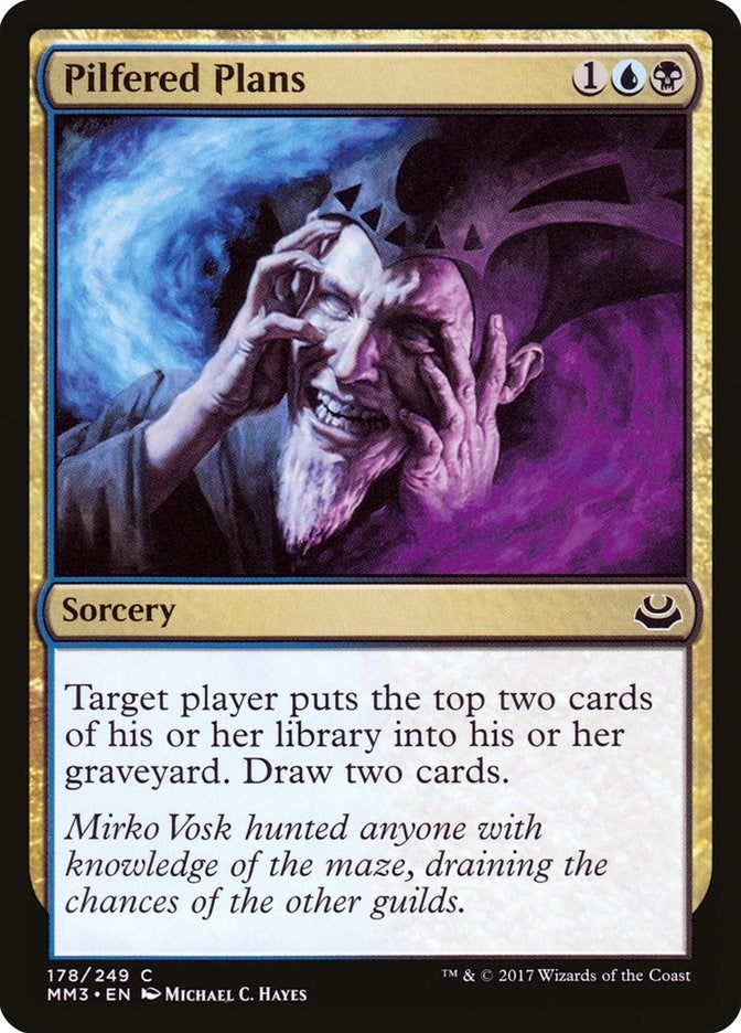 Image for Pilfered Plans (Modern Masters 2017) (178) - Magic: The Gathering