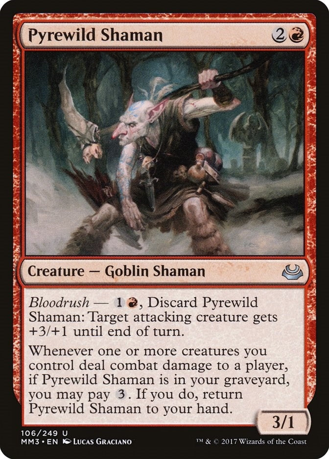 Image for Pyrewild Shaman (Modern Masters 2017) (106) - Magic: The Gathering