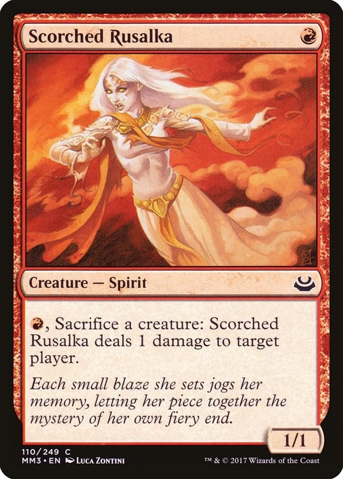 Image for Scorched Rusalka (Modern Masters 2017) (110) - Magic: The Gathering